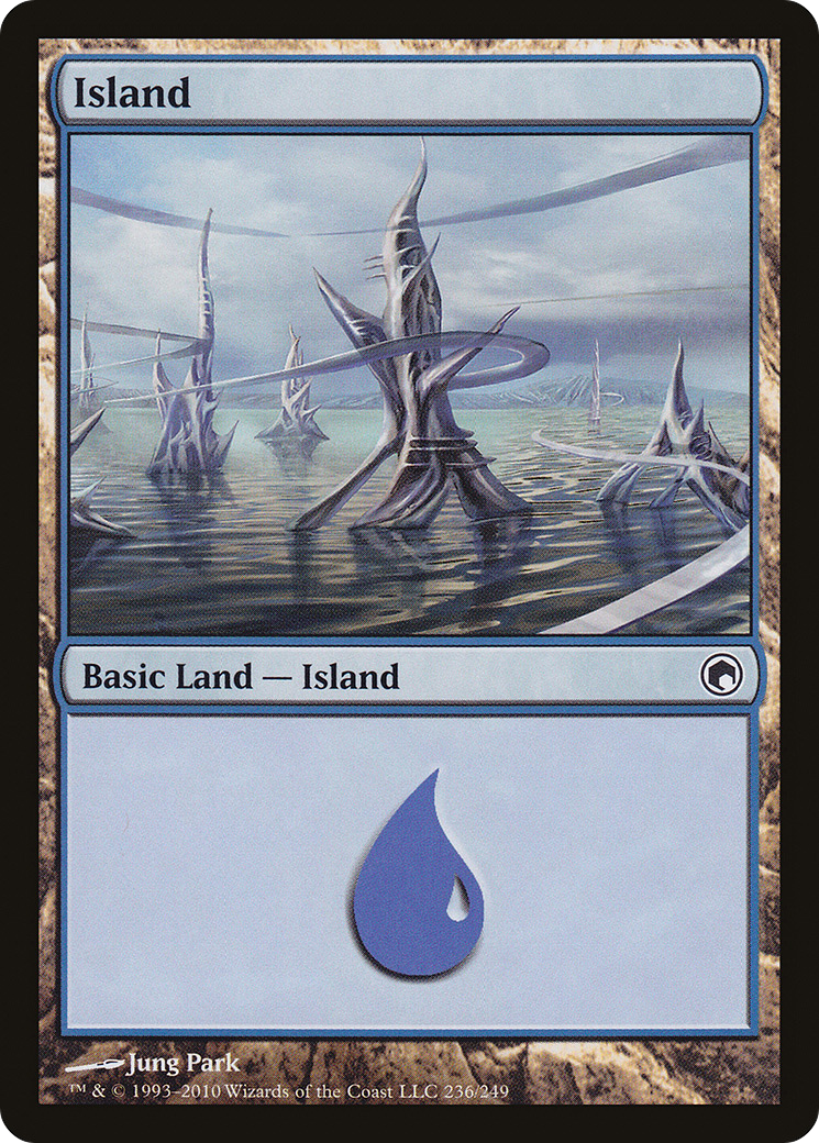 Island (236) (SOM-236) - Scars of Mirrodin
