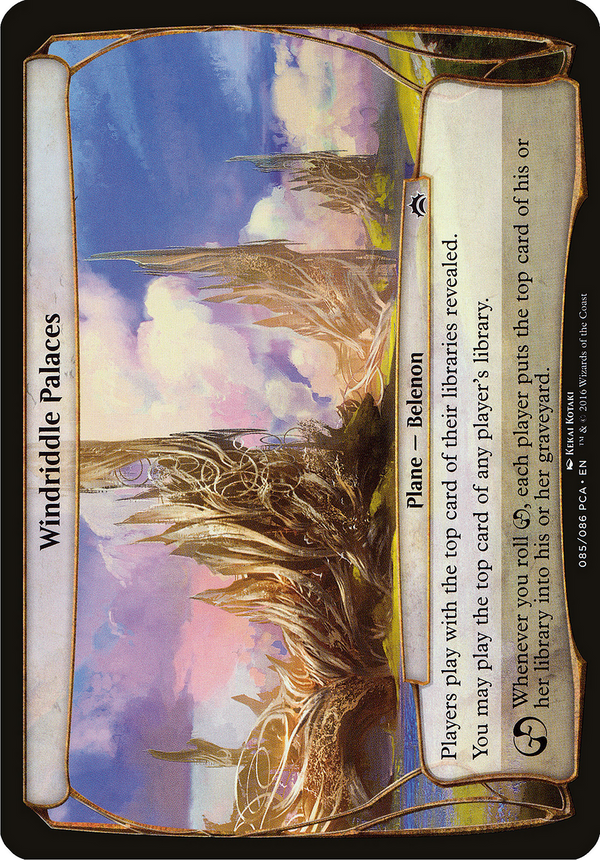 Windriddle Palaces (Planechase Anthology) (OVER-085) - Planechase Anthology Planes