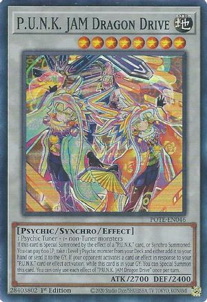 P.U.N.K. JAM Dragon Drive (POTE-EN046) - Power of the Elements 1st Edition