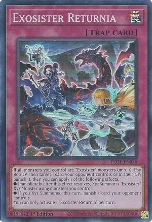 Exosister Returnia (POTE-EN076) - Power of the Elements 1st Edition
