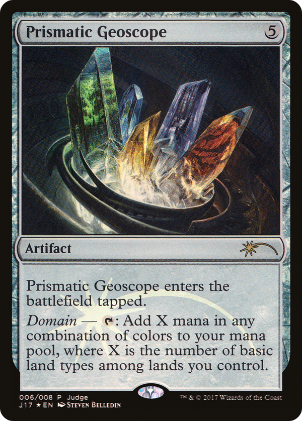 Prismatic Geoscope (JDG-006) - Judge Gift Cards 2017 Foil