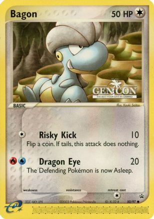 Bagon - 50/97 (Gen Con 2004 Promo)/97  Nintendo Promos - Promo