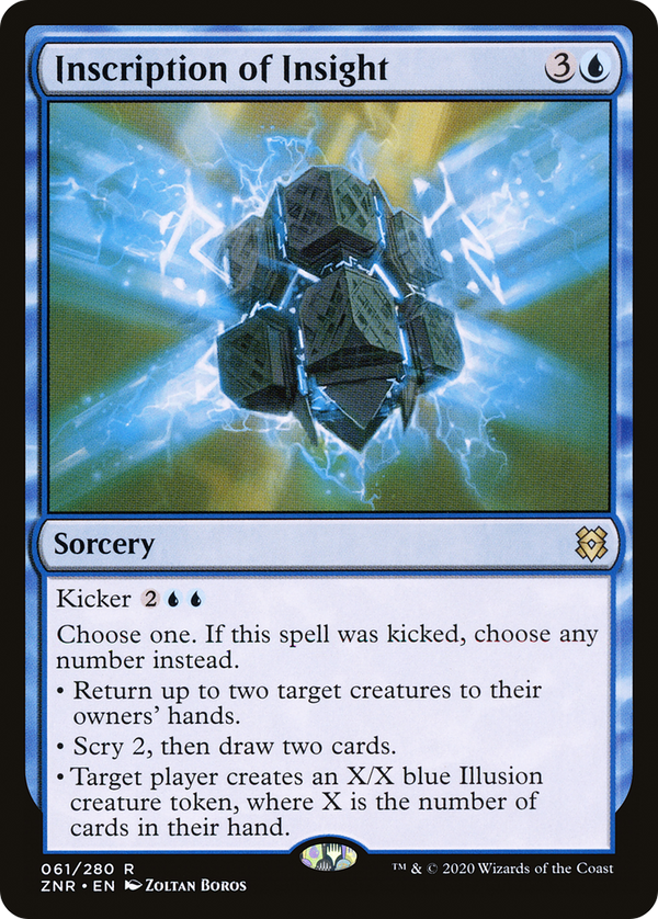 Inscription of Insight (ZNR-061) - Zendikar Rising Foil