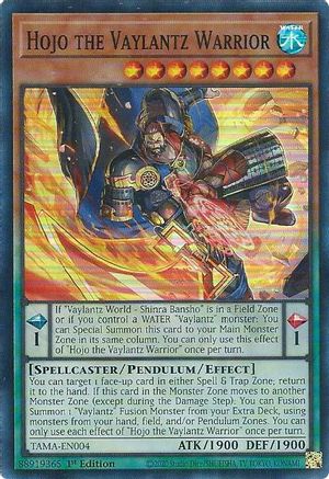 Hojo the Vaylantz Warrior (TAMA-EN004) - Tactical Masters 1st Edition