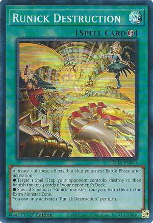 Runick Destruction (TAMA-EN031) - Tactical Masters 1st Edition