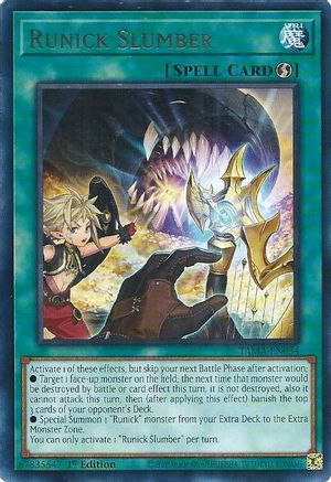 Runick Slumber (TAMA-EN034) - Tactical Masters 1st Edition