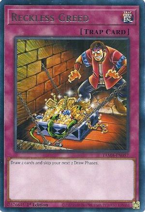 Reckless Greed (TAMA-EN057) - Tactical Masters 1st Edition