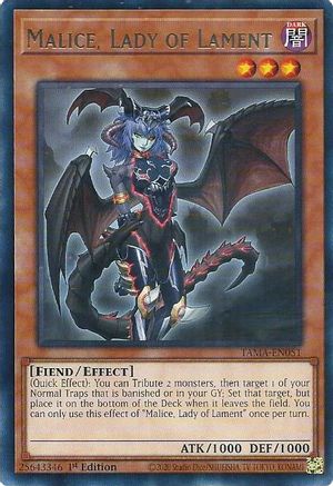 Malice, Lady of Lament (TAMA-EN051) - Tactical Masters 1st Edition