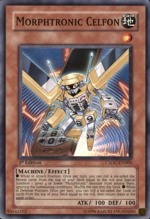 Morphtronic Celfon (CSOC-EN006) - Crossroads of Chaos 1st Edition