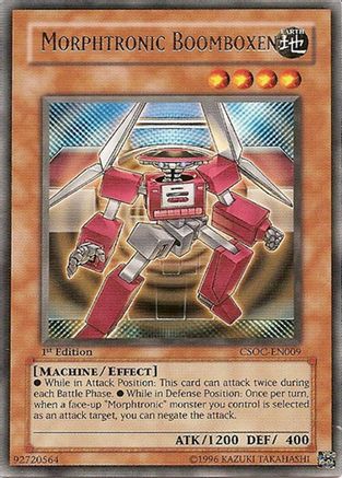 Morphtronic Boomboxen (CSOC-EN009) - Crossroads of Chaos 1st Edition