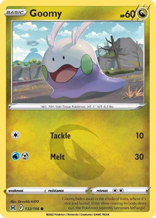 Goomy 132  - Reverse Holofoil SWSH11 Lost Origin - Common