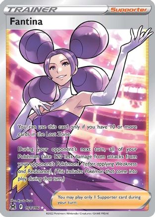 Fantina (Full Art) 191  - Holofoil SWSH11 Lost Origin - Ultra Rare