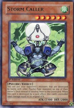 Storm Caller (CSOC-EN022) - Crossroads of Chaos 1st Edition
