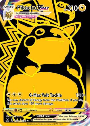 Pikachu VMAX (Secret) TG29  - Holofoil SWSH11 Lost Origin Trainer Gallery - Ultra Rare