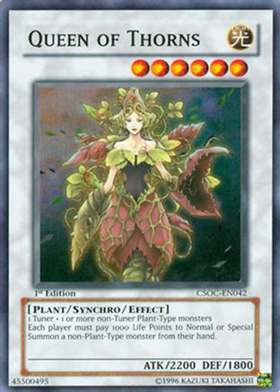 Queen of Thorns (CSOC-EN042) - Crossroads of Chaos 1st Edition