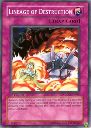 Lineage of Destruction (CSOC-EN069) - Crossroads of Chaos 1st Edition