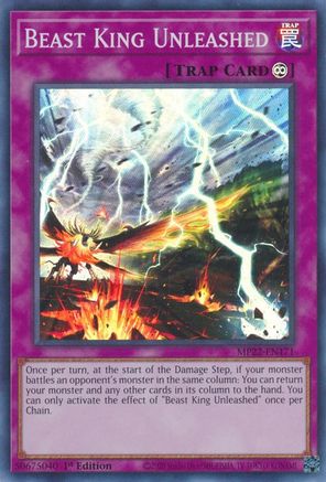 Beast King Unleashed (MP22-EN171) - 2022 Tin of the Pharaoh's Gods 1st Edition