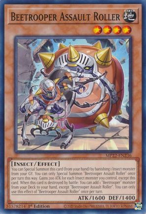 Beetrooper Assault Roller (MP22-EN236) - 2022 Tin of the Pharaoh's Gods 1st Edition
