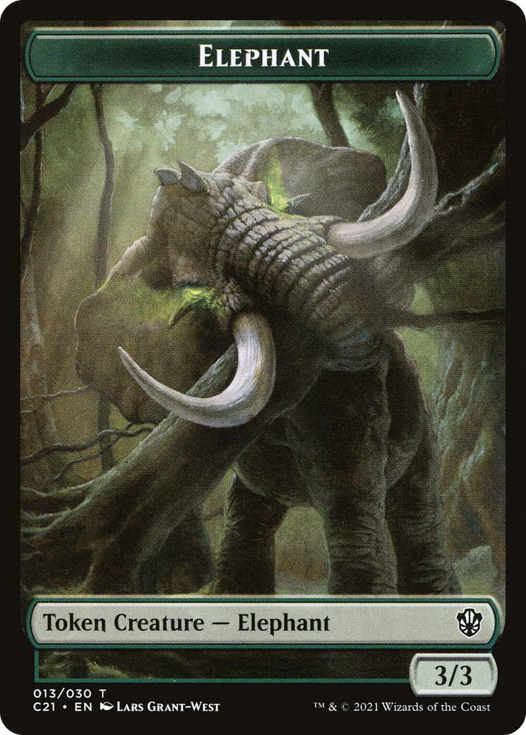 Elephant (TC21-013) - Commander 2021 Tokens