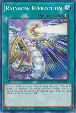 Rainbow Refraction (SDCB-EN027) - Structure Deck: Legend of the Crystal Beasts 1st Edition