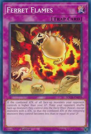 Ferret Flames (SDCB-EN039) - Structure Deck: Legend of the Crystal Beasts 1st Edition