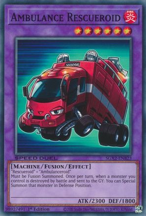 Ambulance Rescueroid (SGX2-ENB23) - Speed Duel GX: Midterm Paradox 1st Edition