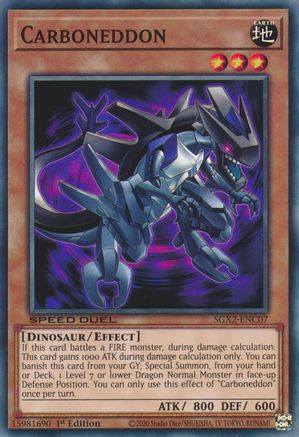 Carboneddon (SGX2-ENC07) - Speed Duel GX: Midterm Paradox 1st Edition