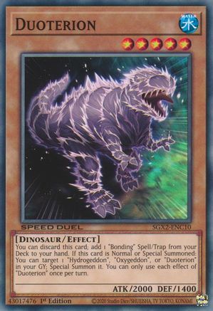 Duoterion (SGX2-ENC10) - Speed Duel GX: Midterm Paradox 1st Edition