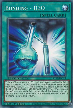 Bonding - D2O (SGX2-ENC15) - Speed Duel GX: Midterm Paradox 1st Edition