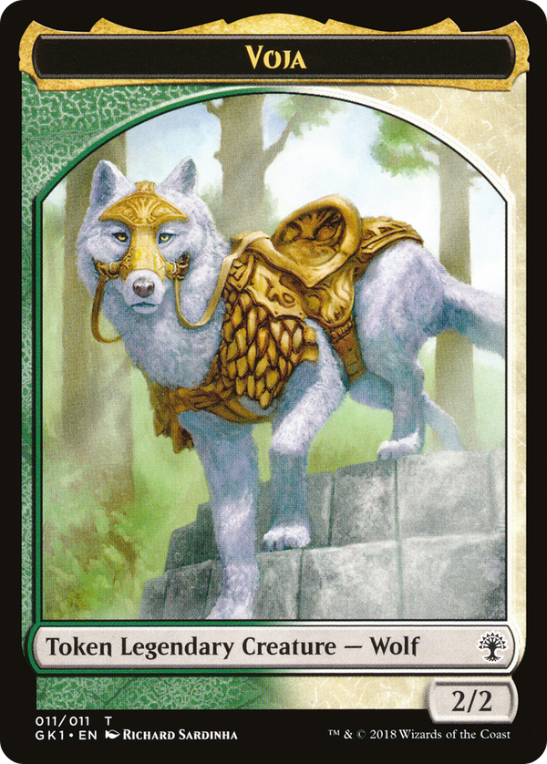 Saproling // Voja Double-Sided Token (GR1-8 // 11) - GRN Guild Kit Tokens