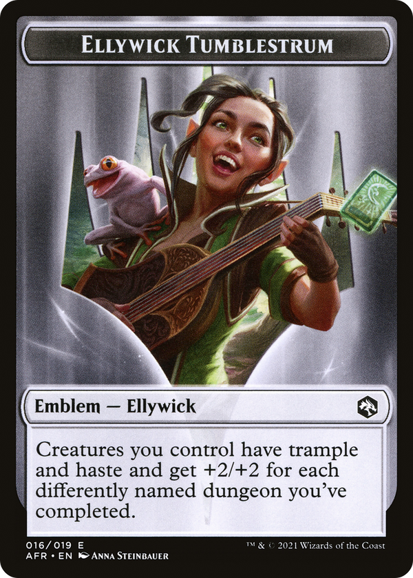 Ellywick Tumblestrum Emblem (TAFR-016) - Adventures in the Forgotten Realms Tokens