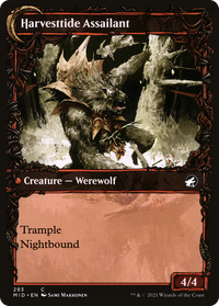Harvesttide Infiltrator (Showcase) (MID-293) - Innistrad: Midnight Hunt: (Showcase, Double Faced Transform)