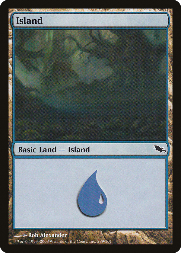 Island (289) (SHM-289) - Shadowmoor Foil