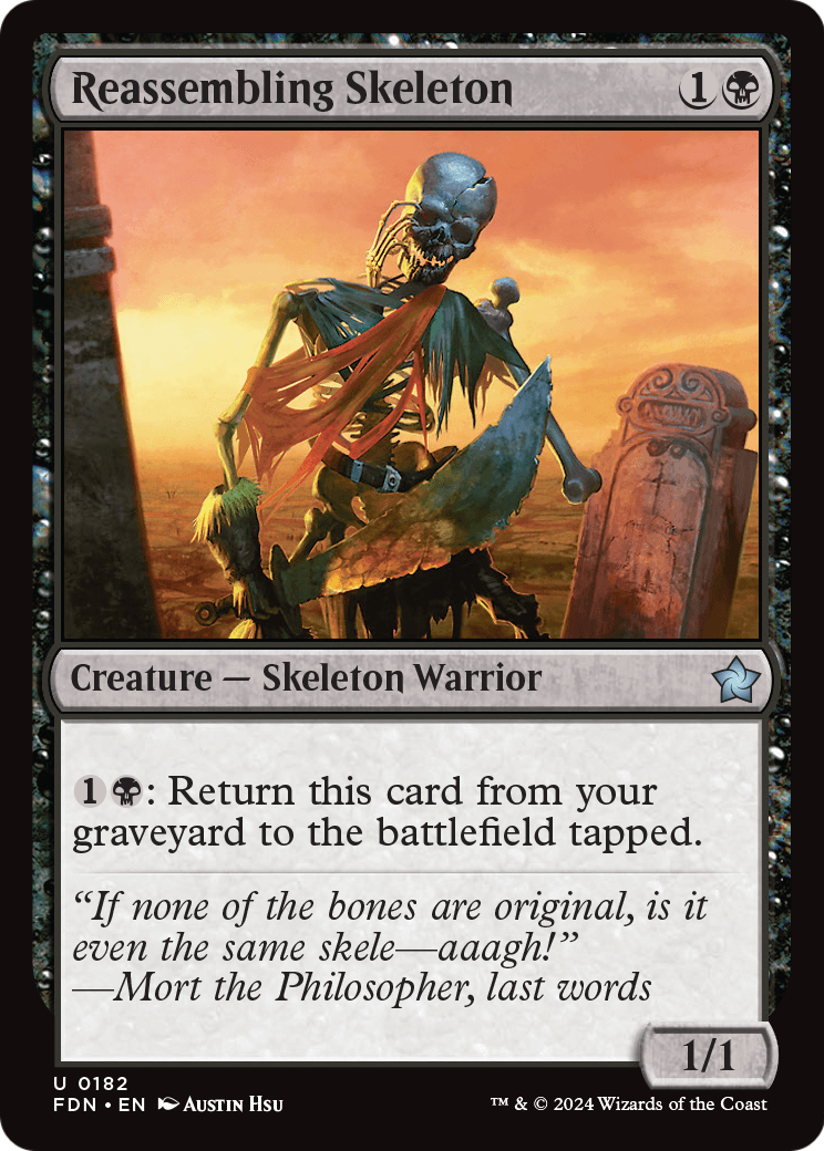 Reassembling Skeleton (FDN-182) - Foundations