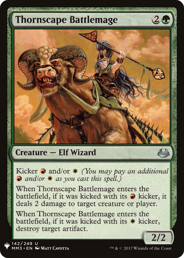 Thornscape Battlemage (LIST-142) - The List