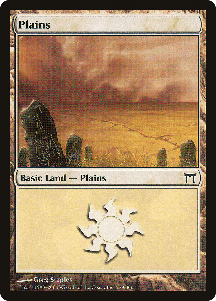 Plains (289) (CHK-289) - Champions of Kamigawa Foil