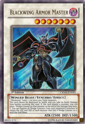 Blackwing Armor Master (CRMS-EN041) - Crimson Crisis 1st Edition