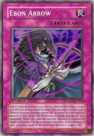 Ebon Arrow (CRMS-EN069) - Crimson Crisis 1st Edition