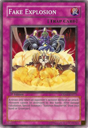 Fake Explosion (CRMS-EN071) - Crimson Crisis 1st Edition