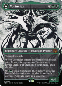 Vorinclex (Showcase) (MOM-301) - March of the Machine: (Showcase) (Borderless) Foil