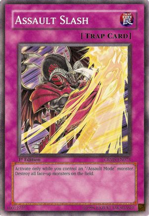 Assault Slash (CRMS-EN074) - Crimson Crisis 1st Edition