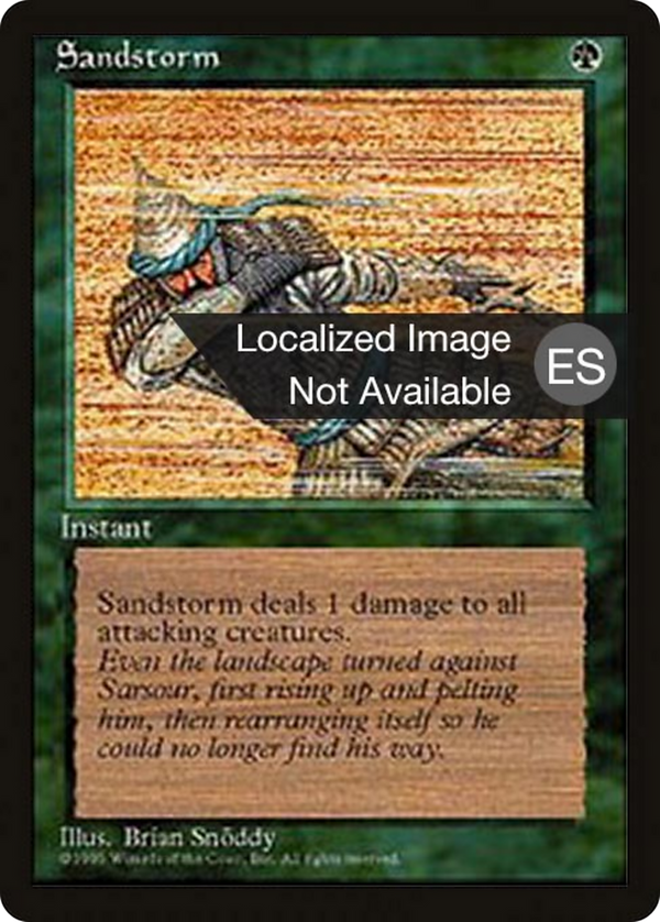Sandstorm (4BB-) - Fourth Edition Foreign Black Border