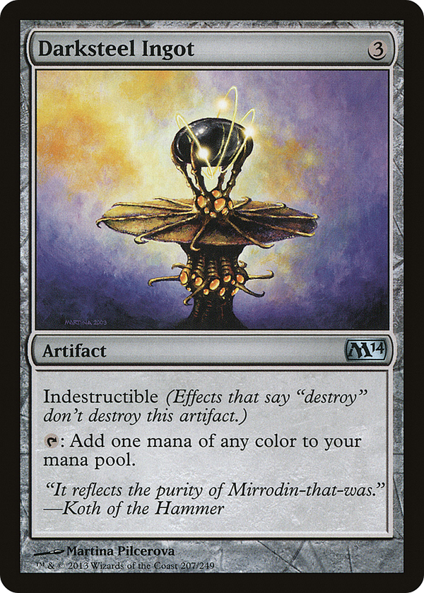 Darksteel Ingot (M14-207) - Magic 2014 Foil