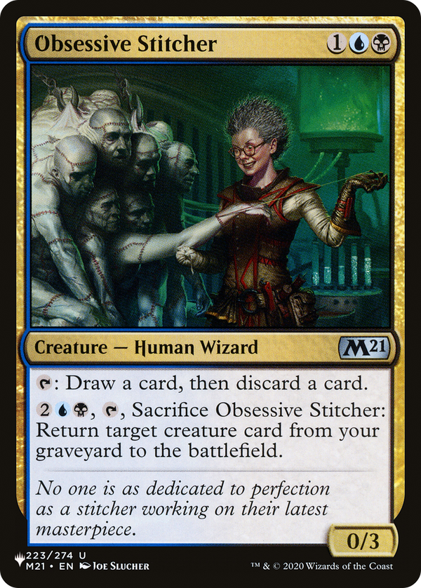 Obsessive Stitcher (LIST-223/274) - The List