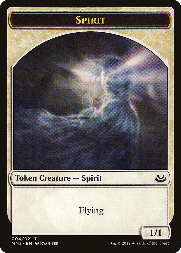 Spirit Token (MM3-004) - Modern Masters 2017 Tokens