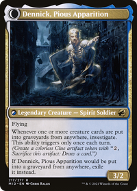 Dennick, Pious Apprentice (LIST-217) - The List: (Double Faced Transform)