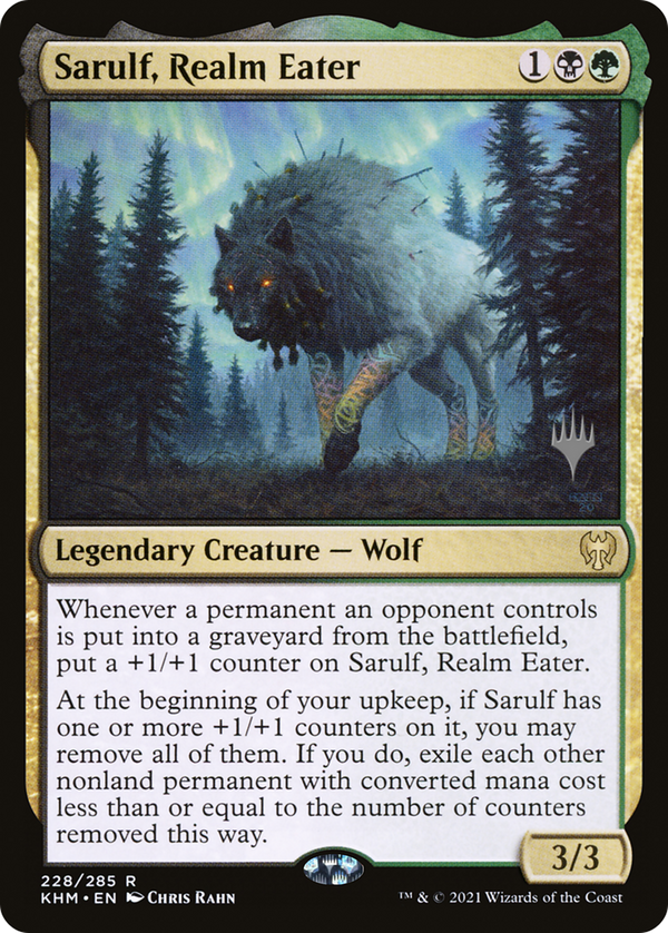Sarulf, Realm Eater (PPKHM-228) - Kaldheim Promos