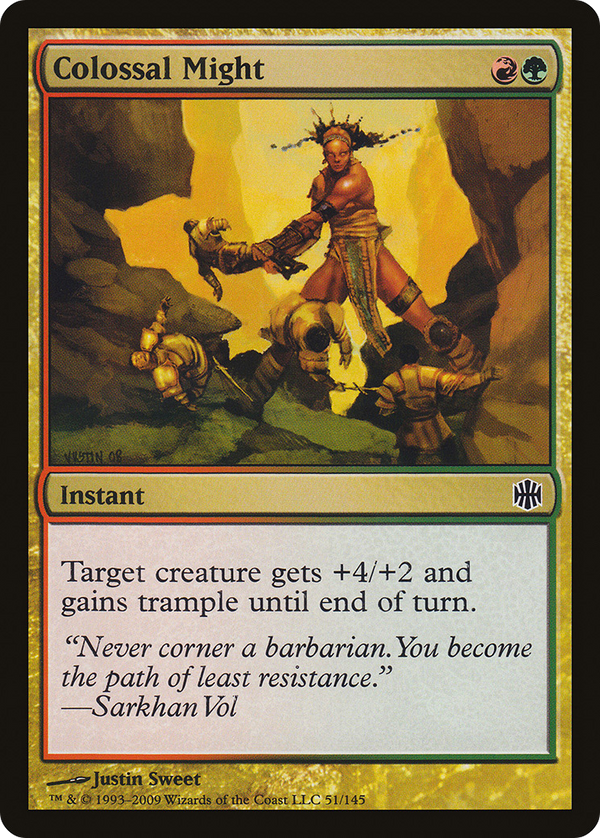 Colossal Might (ARB-051) - Alara Reborn Foil
