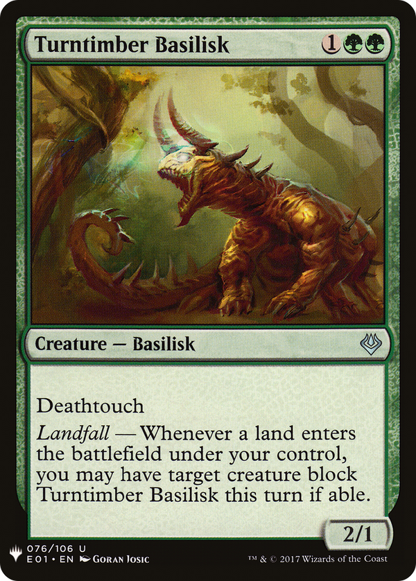 Turntimber Basilisk (LIST-076) - The List