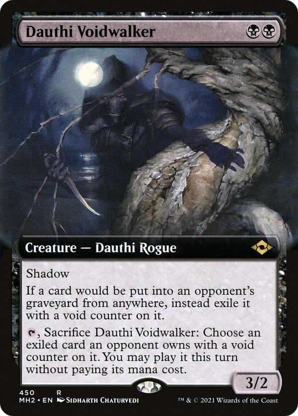 Dauthi Voidwalker (Extended Art) (MH2-450) - Modern Horizons 2: (Extended Art) Foil
